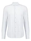 Boglioli Striped Long-sleeved Shirt In Blue