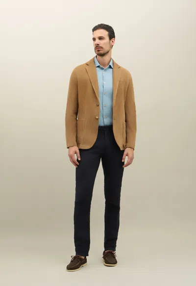 Boglioli Suede Jacket In Brown