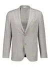 Boglioli Suit 2 Buttons Virgin Wool And Silk In Gray