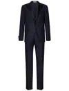 Boglioli Navy Blue Suit In Virgin Wool In Blue