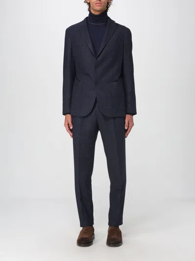 Boglioli Suit  Men Color Blue