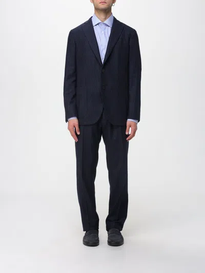 Boglioli Suit  Men Color Blue