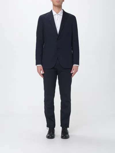 Boglioli Suit  Men Color Blue