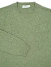 Boglioli Speckled Effect Wool-cashmere Crew Neck Sweater In Green