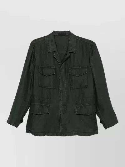 Boglioli Tailored Blazer Long Sleeves Multiple Pockets In Gray
