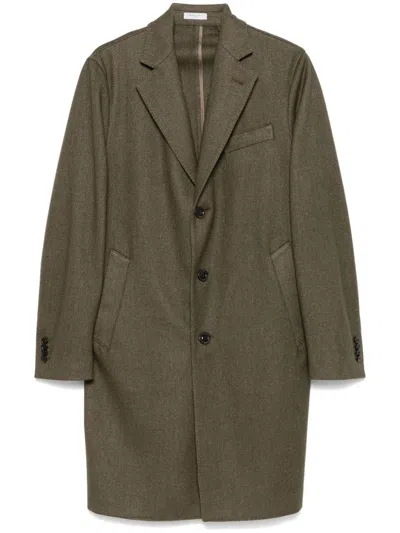 Boglioli Tailored Coat In Green