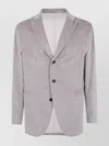 Boglioli Tailored Jacket With Notch Lapel And Pockets In Gray