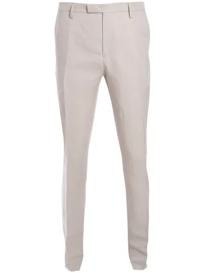 Boglioli Tapered Leg Chinos In Gray