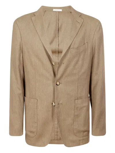 BOGLIOLI THREE-BUTTON PATCH-POCKET BLAZER