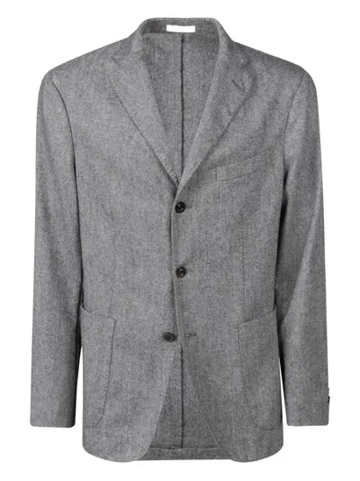 BOGLIOLI THREE-BUTTON PATCH-POCKET JACKET