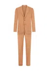 Boglioli Tinto Terra Linen K-suit In Brown