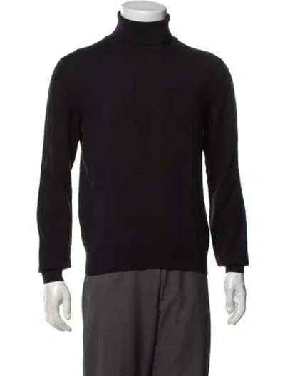 Pre-owned Boglioli Turtleneck Long Sleeve Pullover In Black
