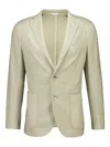 Boglioli Two-button Patch-pocket Blazer In Green