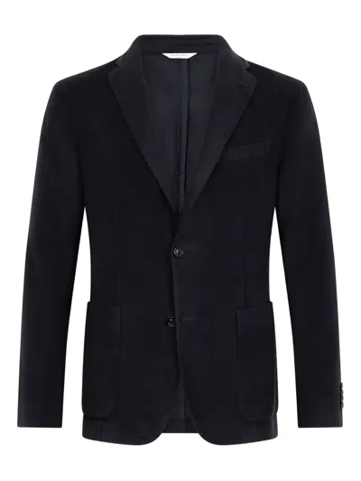 Boglioli Two-button Patch-pocket Jacket In Black