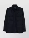 Boglioli Utility Jacket With Four Front Pockets In Multi