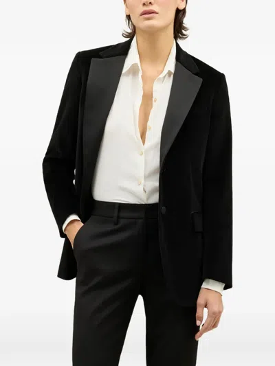 Boglioli Velvet Blazer In Black