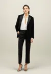 Boglioli Velvet Giulia Tux Blazer In Black