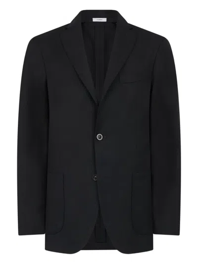 Boglioli Virgin Wool Blazer In Black