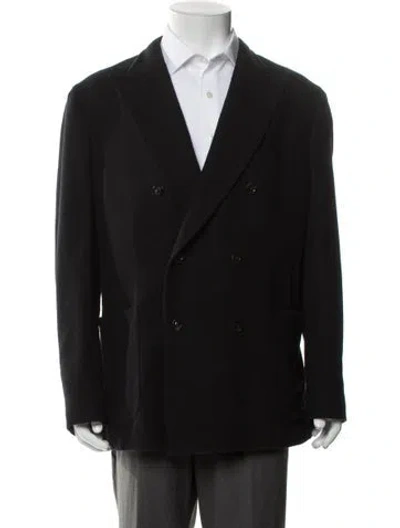 Pre-owned Boglioli Virgin Wool Blazer In Black