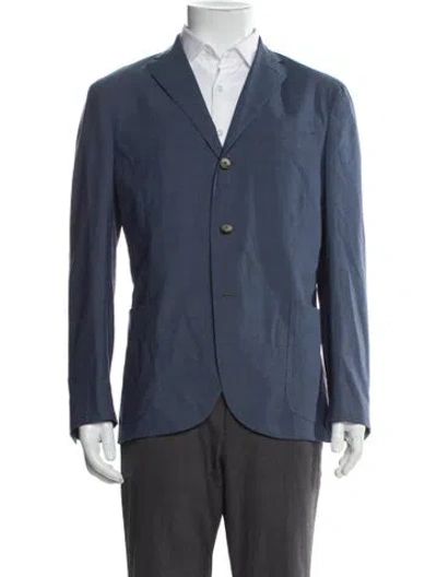 Pre-owned Boglioli Virgin Wool Blazer In Blue