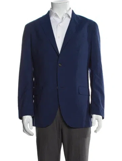 Pre-owned Boglioli Virgin Wool Blazer In Blue
