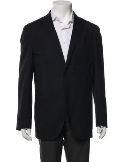 Pre-owned Boglioli Virgin Wool Blazer In Blue