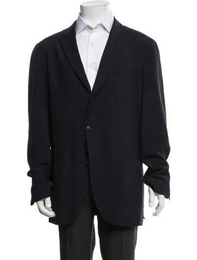 Pre-owned Boglioli Virgin Wool Blazer In Blue