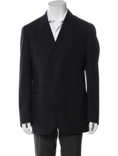 Pre-owned Boglioli Virgin Wool Blazer In Blue