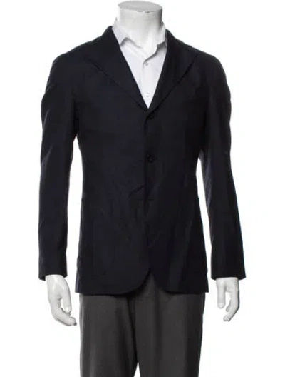 Pre-owned Boglioli Virgin Wool Blazer In Blue