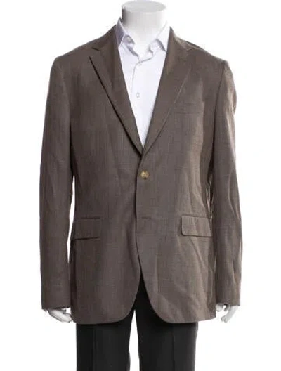 Pre-owned Boglioli Virgin Wool Blazer In Brown