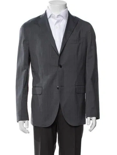 Pre-owned Boglioli Virgin Wool Blazer In Gray