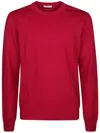 Boglioli Garment Dyed Corduroy Pleated Chinos In Red