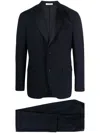 Boglioli Virgin-wool Dinner Suit In Blue