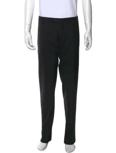 Pre-owned Boglioli Virgin Wool Dress Pants In Black