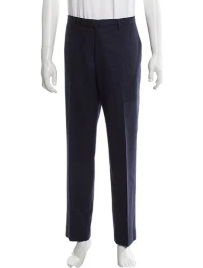 Pre-owned Boglioli Virgin Wool Dress Pants In Blue