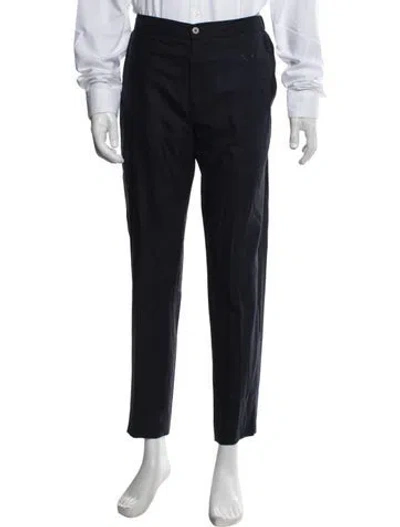 Pre-owned Boglioli Virgin Wool Dress Pants In Blue