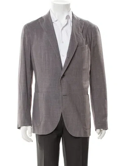 Pre-owned Boglioli Virgin Wool Sport Coat In Gray