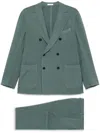 Boglioli Virgin-wool Suit In Green