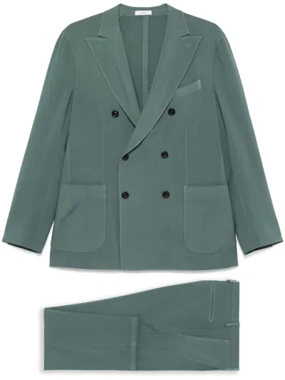 Boglioli Virgin-wool Suit In Green