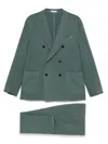 Boglioli Virgin-wool Suit In Green