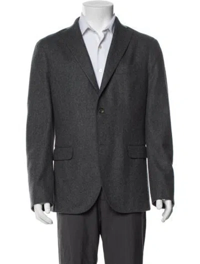 Pre-owned Boglioli Virgin Wool Two-piece Blazer In Gray