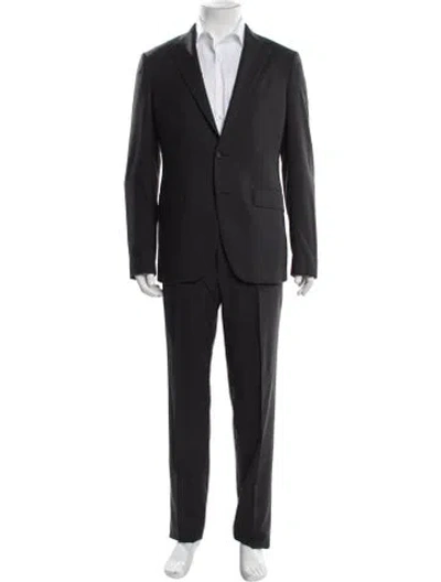 Pre-owned Boglioli Virgin Wool Two-piece Suit In Black