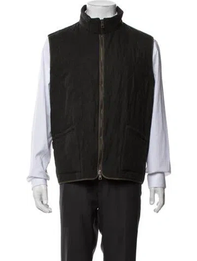 Pre-owned Boglioli Virgin Wool Vest In Black