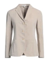 Boglioli Woman Blazer Beige Size 4 Cotton In Beige