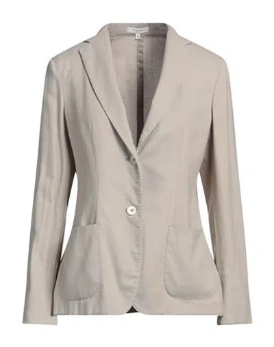 Boglioli Woman Blazer Beige Size 4 Cotton