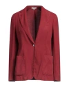 Boglioli Woman Blazer Brick Size 4 Wool In Red