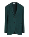 Boglioli Woman Blazer Dark Green Size 2 Wool In Green