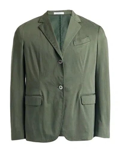 Boglioli Woman Blazer Military Green Size 4 Silk