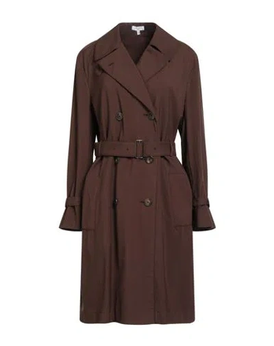 Boglioli Woman Overcoat & Trench Coat Brown Size 6 Virgin Wool