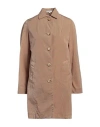 Boglioli Woman Overcoat & Trench Coat Sand Size 4 Cupro In Beige